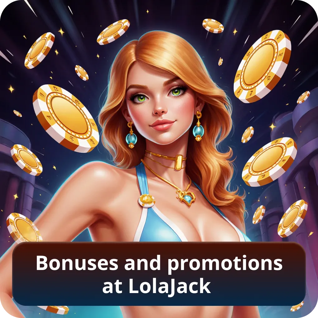 Bonuses and promotions at Lolajack